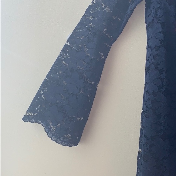 Navy long sleeve dress - Picture 3 of 3